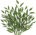 5 Pcs Artificial Fall Eucalyptus Leaves Greenery Stems for Home Vase Decor, 35" Fake Leaf Branches Plants for Autumn Floral Arrangements, Wedding, Thanksgiving & Party Table Centerpieces, Green