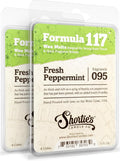 Shortie's Candle Company Fresh Peppermint Premium Wax Melts 2 Pack - 6 Oz., Strong & Long Lasting, Non-Toxic - Made with Essential & Natural Oils - Formula 117