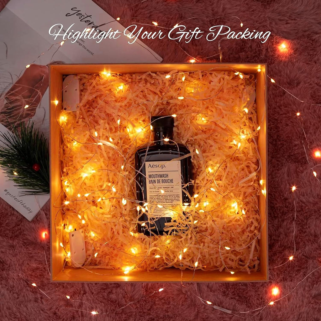12 Pack Fairy Lights Battery Powered,7ft 20LEDs, Orange