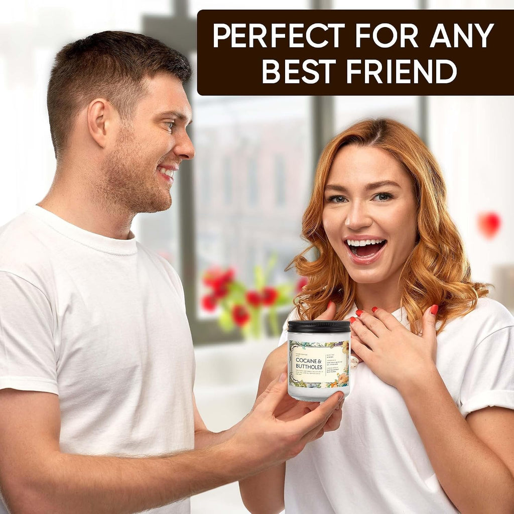 Funny Scented Candle, Sophisticated AF Lavender Candle, 7oz Soy Wax