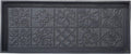 HF by LT Tile Design Deluxe Rubber Boot Tray, 34 x 14 inches, Heavy Duty Vulcanized Rubber, One-Piece Seamless Construction, Year Round Use Indoors or Outdoors, Black