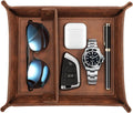 SITHON Valet Tray Desktop Storage Organizer with 2 Compartments