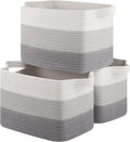 OIASKET Storage Basket for Organizing 3 Pack, Woven Baskets for Storage