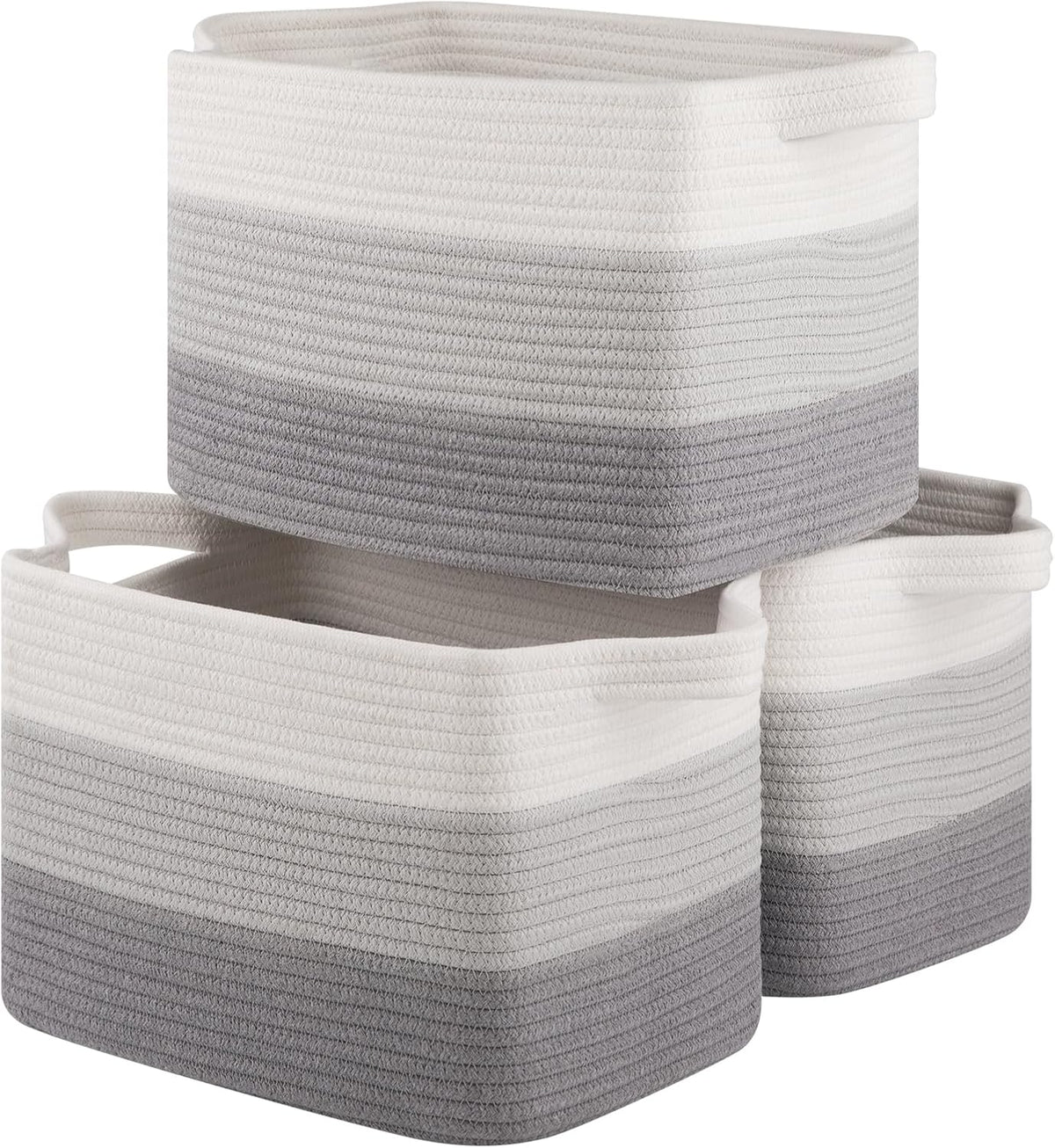 OIASKET Storage Basket for Organizing 3 Pack, Woven Baskets for Storage