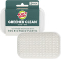 Scotch-Brite Greener Clean Dual Action Scrub & Wipe, Dish Cloth, 2 Pack