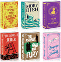6 Pack Funny Kitchen Sponges Book-Shaped Non-Scratch Scrub