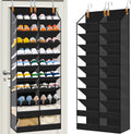 20-30 Pairs Over the Door Shoe Organizer, 10-Tier Hanging Shoe Storage