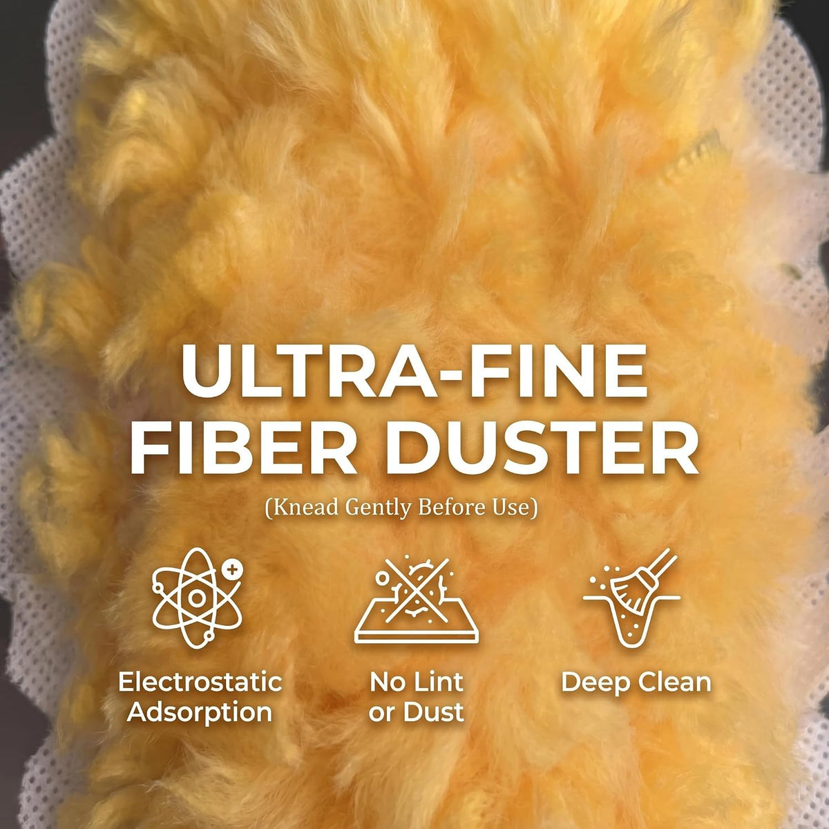 50 Count Duster Refills with 1 Handle，Compatible with Swiffer Duster