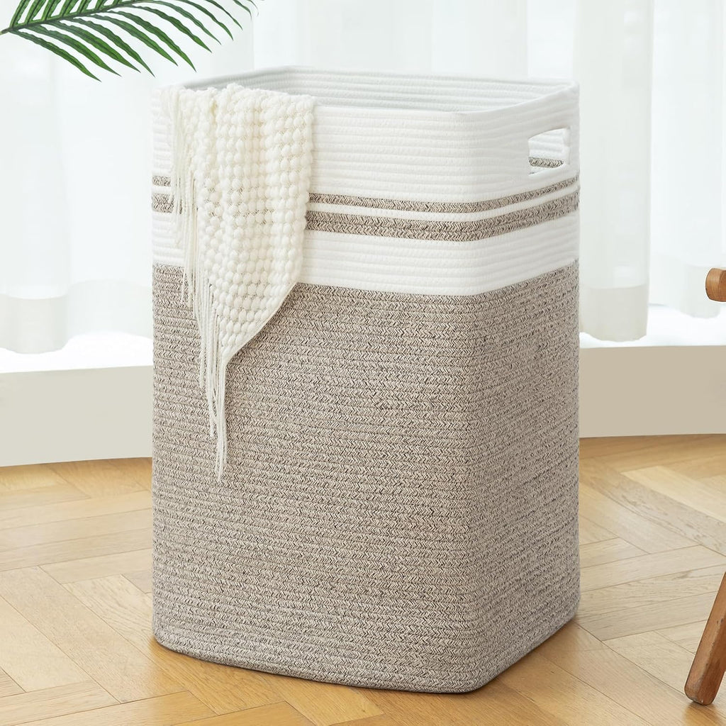 OIAHOMY 91L Laundry Hamper, XXXLarge Collapsible Laundry Basket Yellow