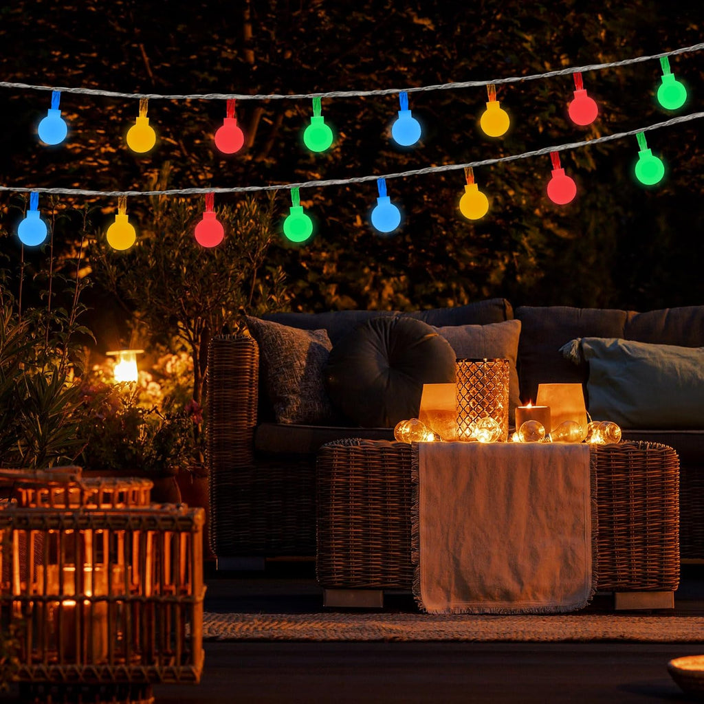 AUAUY String Lights, 40 LED 19.6FT String Lights Battery Operated, Colorful