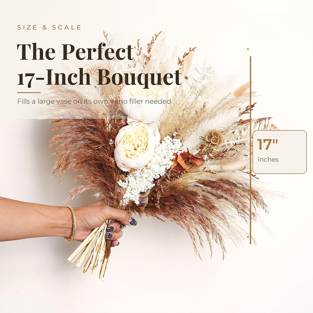 Pampas Grass Bouquet Dried Flowers Fall Decor