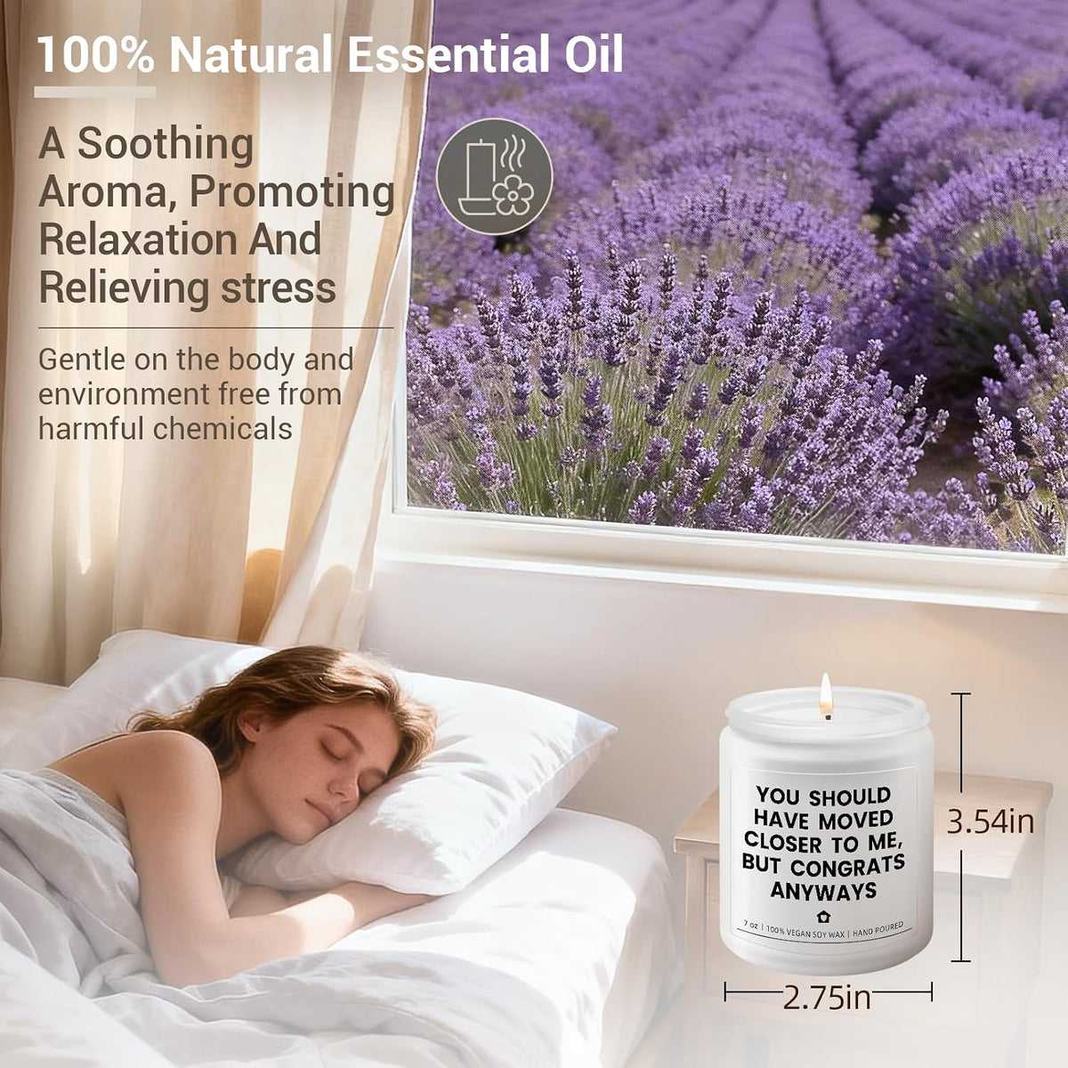 House Warming Gifts New Home, New Home Gift Candle Ideas - Lavender Candle