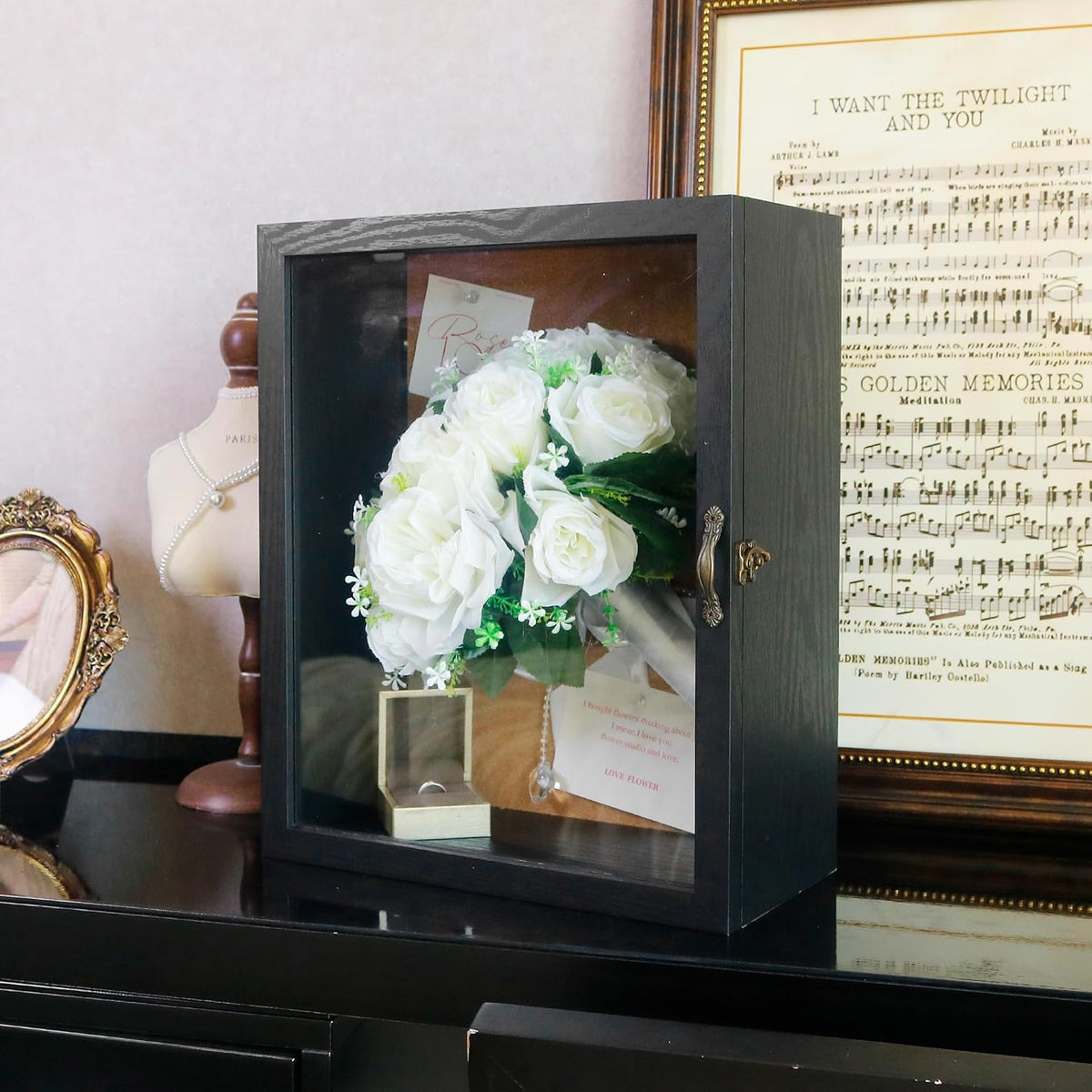 5 Inch Extra Deep Shadow Box Frame, 11x14 Black for Memorabilia Display
