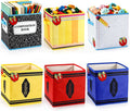 HUISUYTON 6 Pcs 11in Classroom Storage Bins,Fabric Storage Bins with Handle