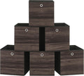 SONGMICS Storage Cubes, Set of 6, 13-Inch Foldable Closet Organizers