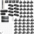 Cable Management Gaming Desk Organizer Kit 89PCS
