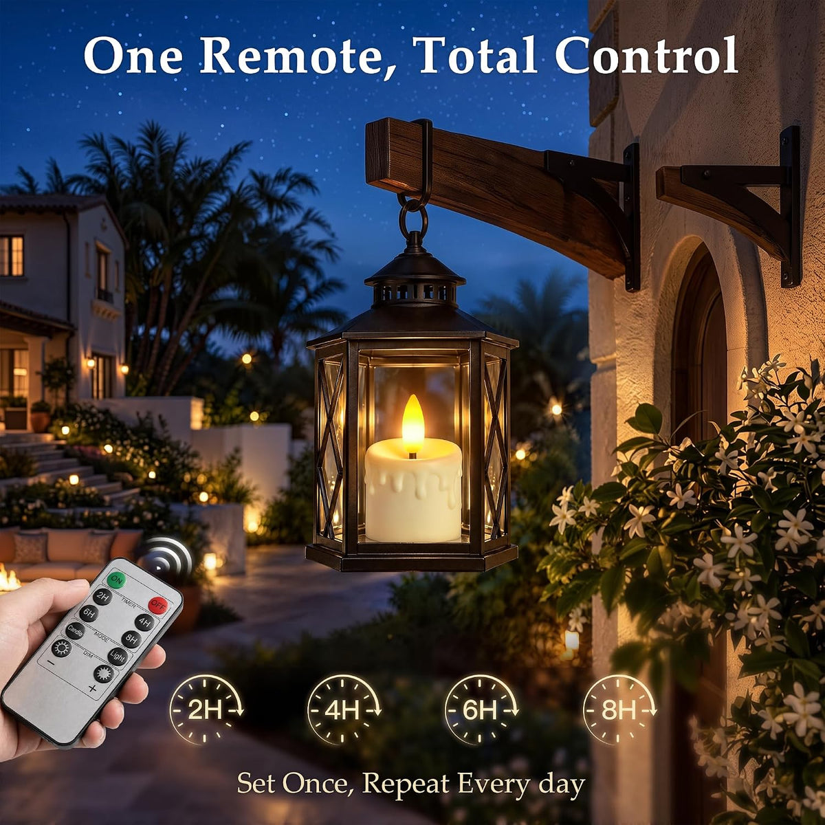 Rechargeable Flameless Tea Lights Candles with Charging Station Remote 6Pcs
