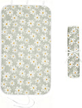 Portable Ironing Mat for Desktop, 3mm Thick Padding & Heat Resistant Cover for Steam Iron, Quilting & Travel – Foldable Ironing Board Alternative (Floral)