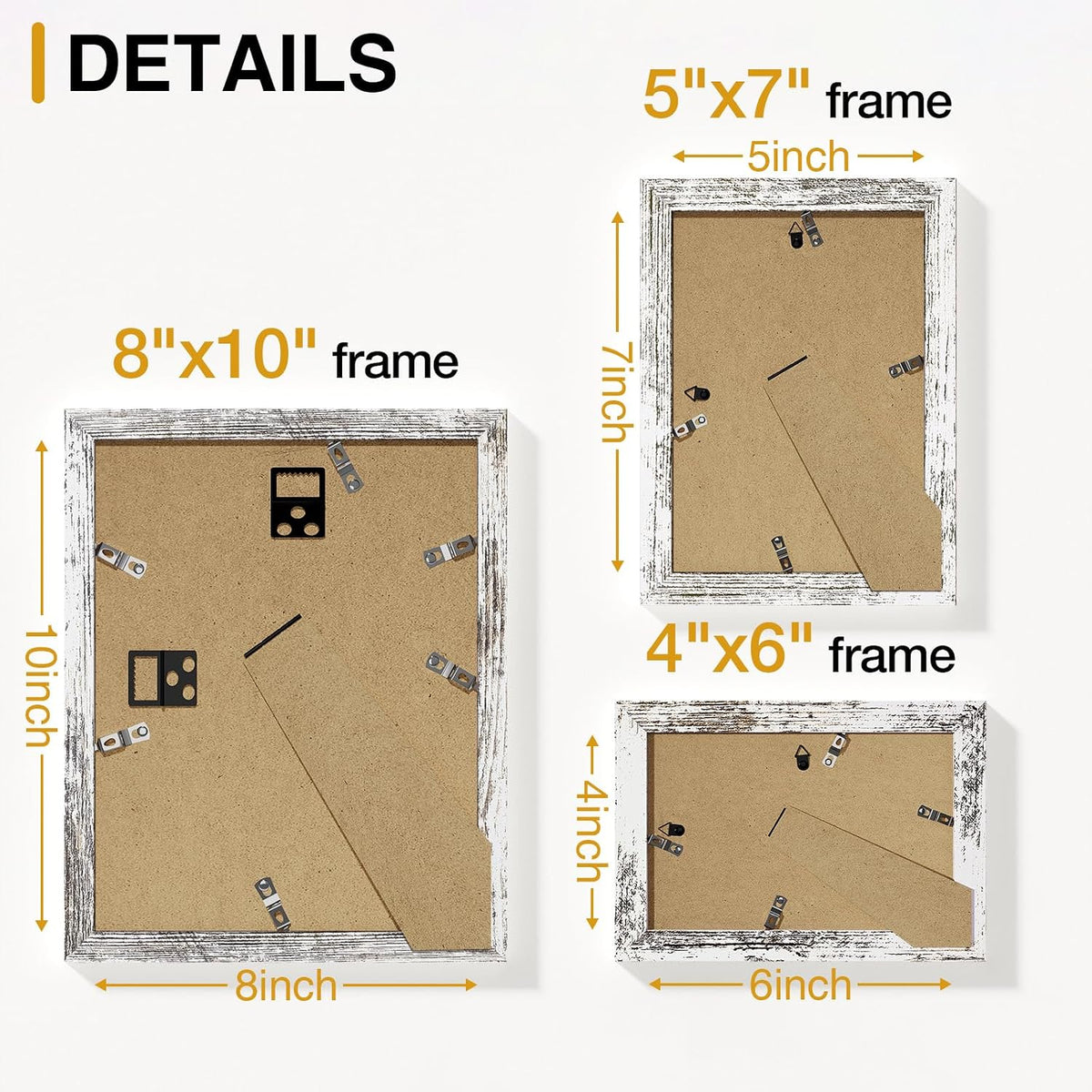 decorUhome Picture Frames Set of 20 for Wall Mounting & Tabletop
