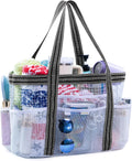 Large Mesh Shower Caddy – Portable ShowerTote with Waterproof Phone Pouch – Quick Dry Shower Bag with Separate Dry & Wet Zones for College Dorm, Gym, Beach Tote, Camping, Travel Essentials