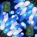 Brightown 2 Pack Battery Operated Christmas Lights 16.5FT Blue & White
