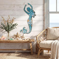 Demissle Metal Mermaid Wall Art Decor, 15 x 9.7 Inches, Stylish Style