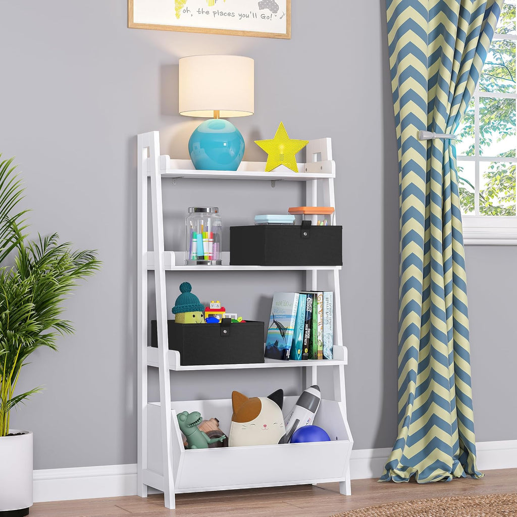 RiverRidge Folding Storage Bins - 2-pack of 5in Tall Black Cubes