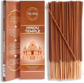 Hindu Temple Incense Sticks - Pack of 100 Insence-Sticks - Made with Natural Non Toxic Raw Ingredients - Sacred Insence Indian Spiritual Agarbatti Insense