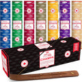 Meditation Incense Set - 140x 60 Minute Sticks with Complimentary Wood Burner - Hand Dipped - Also Perfect for Environmental Scenting and Purification