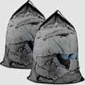 Large Mesh Laundry Bags: 2 Pack 24" x 36" Heavy Duty