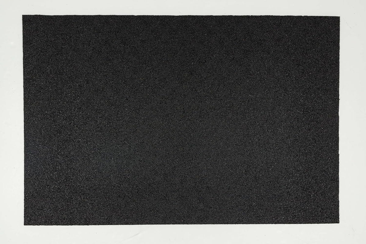 Mohawk Home Heavy Duty Rubber Stall Mat - Gym Floor- Under Dog Crate - All Purpose Utility 2'x3' - 1/2" Thick (Pack of 3) - Solid Texture