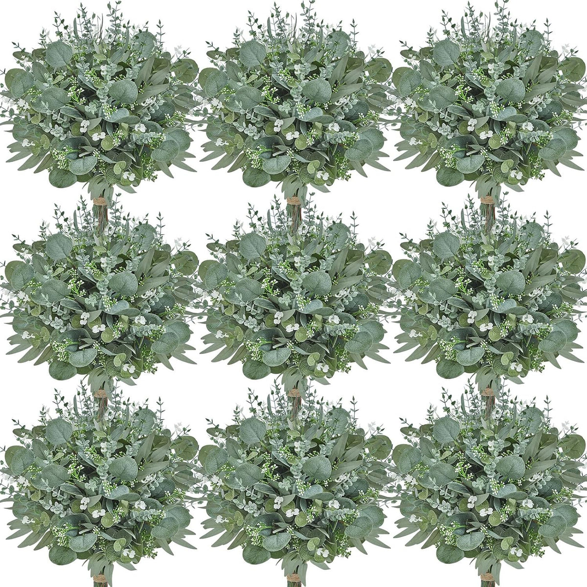 Serwalin 300PCS Mixed Eucalyptus Stems, Greenery Stems for Centerpieces