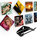 Vinyl Record Wall Mount Shelf, Custom Multi Angle Display, 9 Pcs