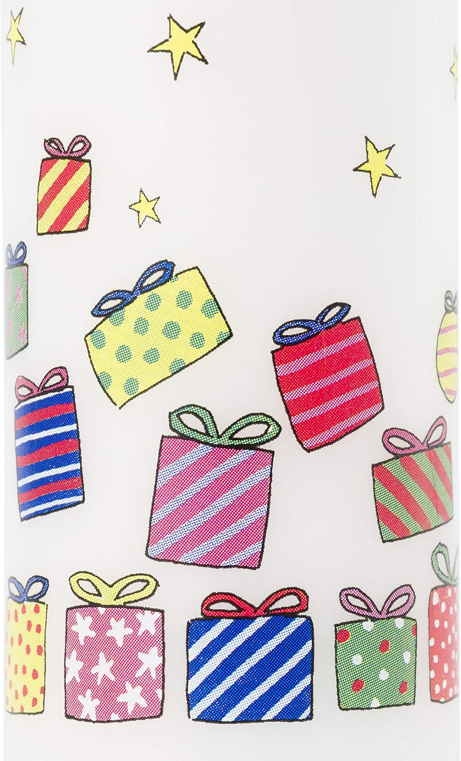 Alison Gardiner Santa's Sleigh Pillar Candle, 50hr Burn, Unscented