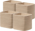 joybest 13inch Cube Storage Bins, Cotton Rope Woven Organizer Basket
