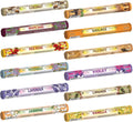 Tulasi Incense Sticks Pack of 12 Natural Scent (240 Sticks) Variety Fragrance of Coconut, White Sage, Red Rose, Palo Santo Lavender & Cinnamon etc, Ideal for Meditation & Positive Vibes