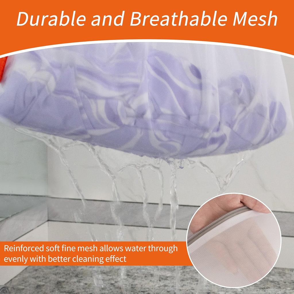 Polecasa Mesh Laundry Bags 2 Pack, 24x24” Jumbo, Fine Mesh