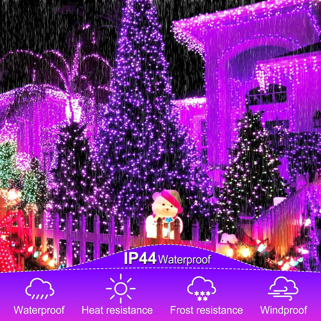 kemooie 300 LED Halloween Lights Waterproof, 99 FT String Lights with Timer