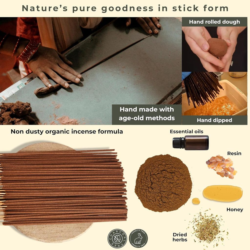 White Sage Incense Sticks - Pack of 100 Insence-Sticks for Cleansing Negative Energy - Made with Natural White Sage Smudge - Non Toxic Salvia Blanca Inciensos - Spiritual Insense Incents