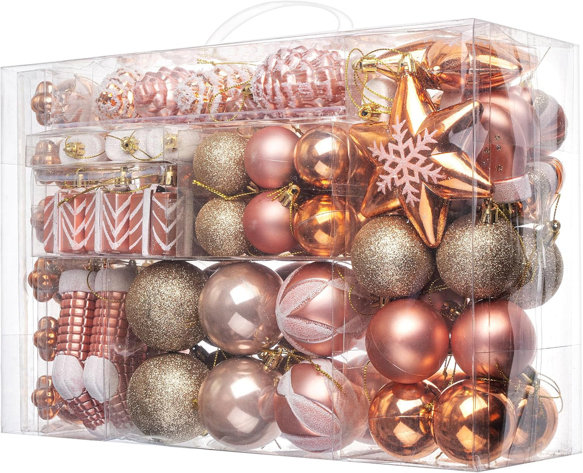 Mr. Pen- Assorted Christmas Tree Ornaments Set, 77 pcs