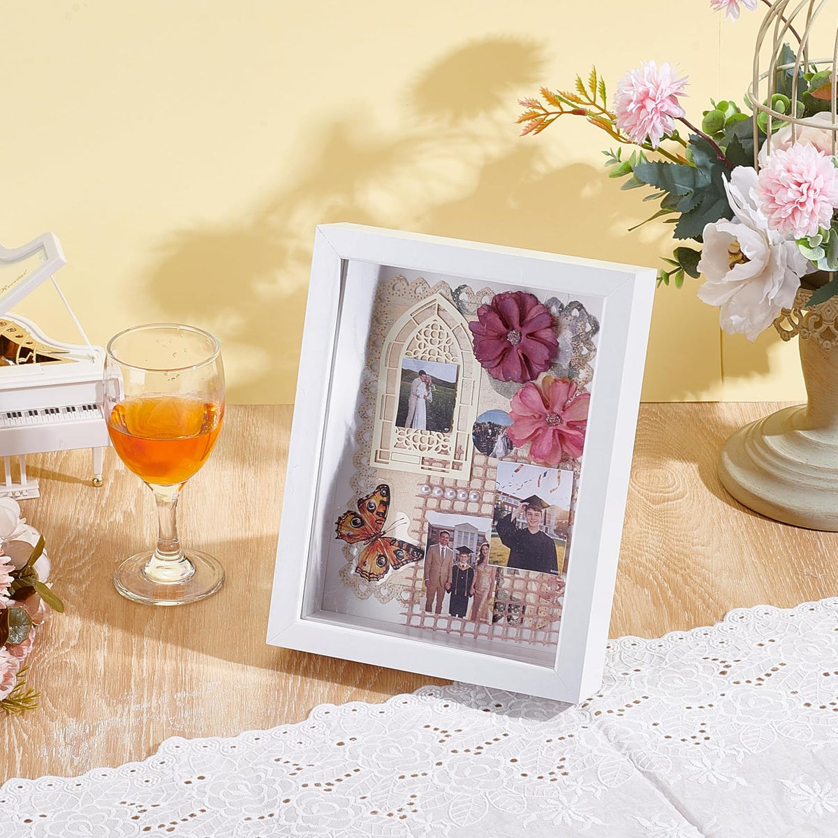 8 Pack 6x8 Inch Shadow Box Picture Frame, 3D Frames Shadow Box