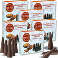 Frankincense Myrrh - Scented Incense Cones - Total 60 Cone Incense - Six Packs of 10 Insence Cones - Incense Cones Scented - Cone Incense Scents - Insense - Inscent