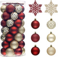 Valery Madelyn 50ct Christmas Tree Decorations Ball Ornaments 2 Inches
