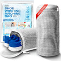 2-Pack Shoe Washing Machine Bag, 360° Deep Shoe Laundry Bag for Washer, Reusable Mesh Shoe Bag with Secure Zipper, Easy Clean Shoe Bag for Sneakers, Tennis Shoes & Gym Trainers