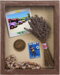 Shadow Box Picture Frame 12x16 Weathered Brown Natural Rustic Solid Wood