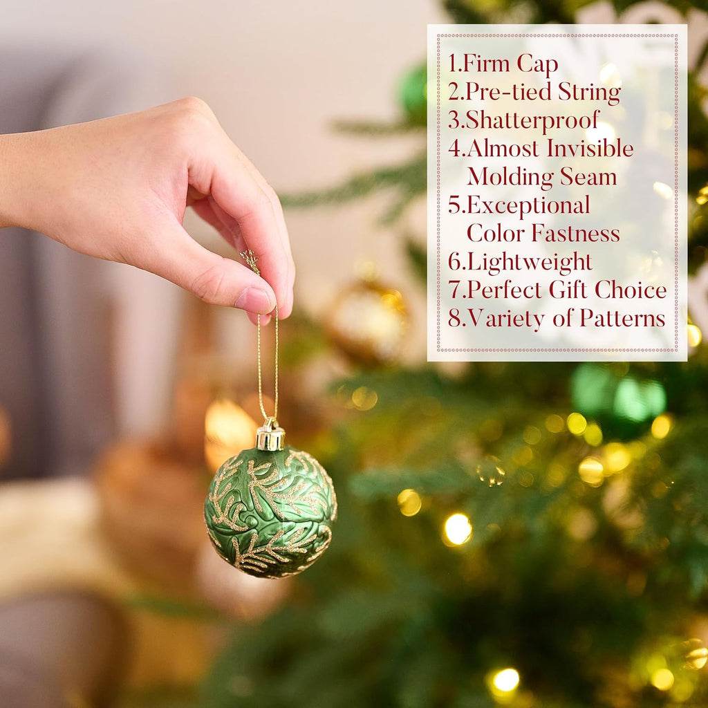 Valery Madelyn 35ct Christmas Tree Decorations Ball Ornaments 2 Inches