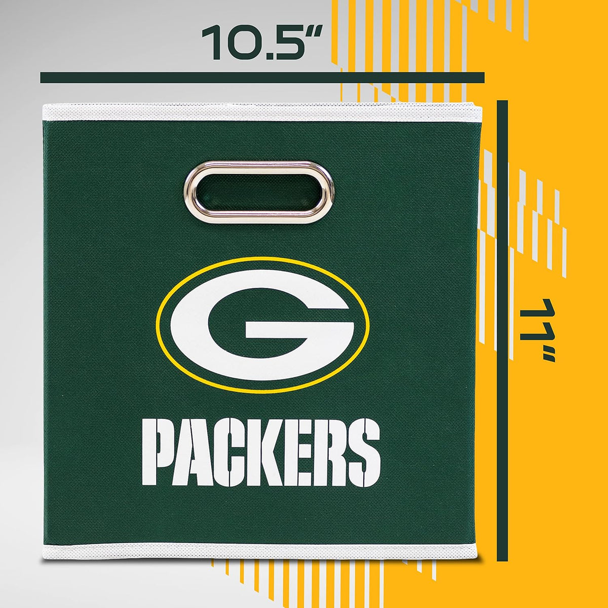 Franklin Sports NFL Green Bay Packers Collapsible Storage Bin