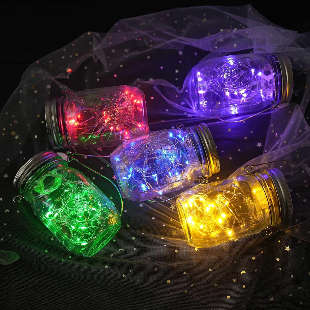 24 Pack Fairy Lights Battery Operated 6.6ft 20 Led Mini String Lights Silver Wire Starry Lights for DIY Wedding Party Festival Halloween Christmas (Multi Color)