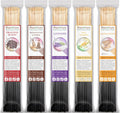 Top 5 Incense Sticks Variety Set Bulk 500 Pack - 11" Sticks, 5 Bundles of 100 Sticks Per Bundle - Dragons Blood, Frankincense and Myrrh, Lavender, Nag Champa, and Sandalwood.