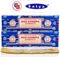 Satya Nag Champa Incense Sticks 100 gmx 2 Pack (200 GMS), Satya Insenses with Raajsee Incence Holder Bundle, Nag Champa Natural Insence